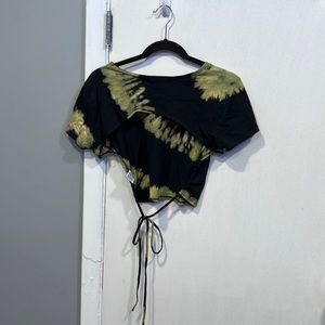 Open back Crop Top